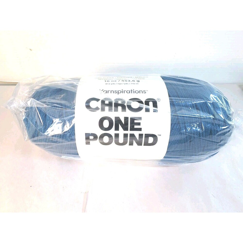 New Ocean 611 Caron One Pound 100% Acrylic Yarn 13.5 oz Worsted